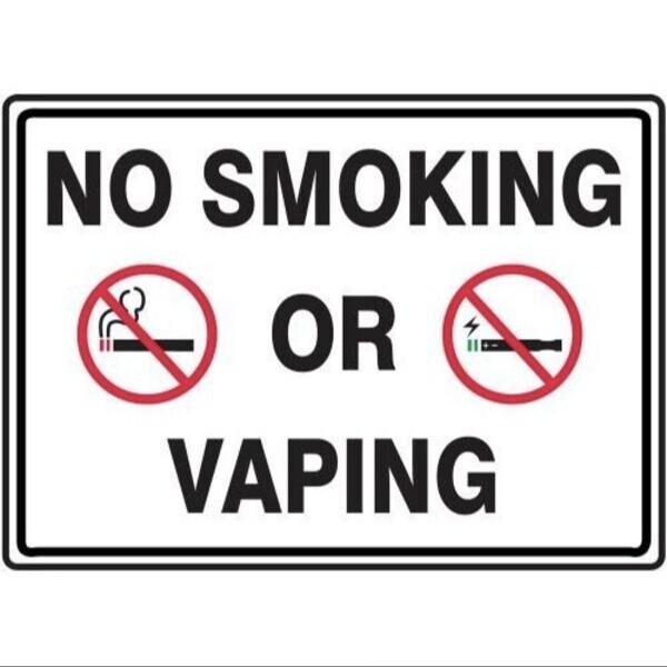 Accuform NO SMOKING SIGN NO SMOKING OR MSMK560VP MSMK560VP - main